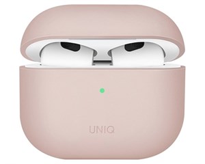 Чехол Uniq LINO Liquid Silicone Pink для зарядного кейса AirPods 3