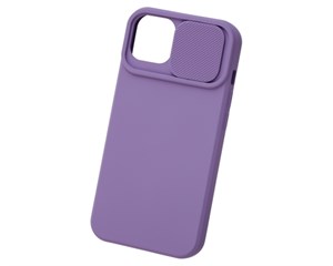 Панель-накладка Unbroke Soft Case With Camera Slider Purple для iPhone 13