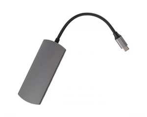Разветвитель USB Barn&Hollis Type-C 5 in 1 (HUB) для ноутбука Grey