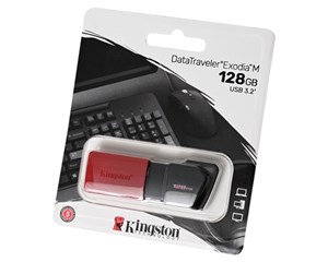 Накопитель USB Kingston DataTraveler Exodia M 128GB Red