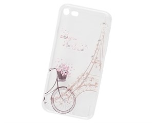 Панель-накладка Skinvarway Париж Transparent для Apple iPhone 8/7