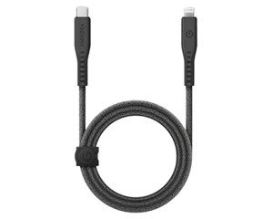 Кабель USB EnergEA Flow MFI C94 Type-C to Lightning 1.5 м Black