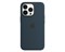 Панель-накладка Apple Silicone Case with MagSafe Abyss Blue для iPhone 13 Pro