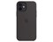Панель-накладка Apple Silicone Case with MagSafe Black для iPhone 12/12 Pro