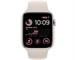 Apple Watch SE Aluminum Case Starlight 44mm with Starlight Sport Band. Изображение 2.