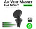 Держатель автомобильный Dorten Air Vent Magnet Car Mount: Solid series на решетку вентиляции. Изображение 9.
