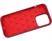 Панель-накладка Mercedes Liquid Silicone Hard Red для iPhone 14 Pro. Изображение 2.