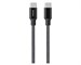 Кабель USB Dorten USB-C to USB-C PD Charging Cable Metallic Series 2m Black. Изображение 1.