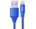 Кабель USB Dorten Lightning to USB Cable Canvas Series 1 м Blue для Apple Lightning. Изображение 3.