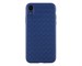 Панель-накладка Hardiz Weawed Case Navy Blue для Apple iPhone XR. Изображение 1.