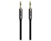 Кабель Audio Jack 3,5 - Jack 3,5 Dorten Stereo Audio Cable DN100300 2 м Black. Изображение 1.