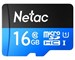 Карта памяти Netac MicroSDHC P500 Standard U1/C10 16Gb + адаптер. Изображение 1.