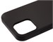Панель-накладка Hardiz Liquid Silicone Case Black для iPhone 12 mini. Изображение 3.