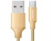 Кабель USB Dorten USB-C to USB Cable Metallic Series 1,2 м Gold. Изображение 4.