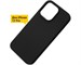 Панель-накладка Hardiz Liquid Silicone Case Black для iPhone 13 Pro. Изображение 5.
