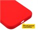 Панель-накладка Hardiz Liquid Silicone Case Red для iPhone 14. Изображение 8.