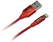 Кабель USB Dorten Lightning to USB Cable Canvas Series 1 м Red для Apple Lightning. Изображение 2.