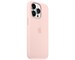 Панель-накладка Apple Silicone Case with MagSafe Chalk Pink для iPhone 13 Pro. Изображение 2.