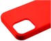 Панель-накладка Hardiz Liquid Silicone Case Red для iPhone 12 mini. Изображение 3.