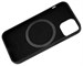 Панель-накладка Hardiz Liquid Silicone Case with MagSafe Black для iPhone 13 mini. Изображение 2.