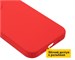 Панель-накладка Hardiz Liquid Silicone Case Red для iPhone 13 mini. Изображение 8.