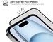 Стекло защитное Hardiz 3D Cover Premium Tempered Glass для iPhone 15 Black Frame. Изображение 3.