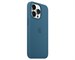 Панель-накладка Apple Silicone Case with MagSafe Blue Jay для iPhone 13 Pro. Изображение 2.
