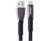 Кабель USB Dorten Micro USB to USB Cable Flat Series 1 м Black. Изображение 2.