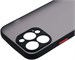 Панель-накладка Unbroke Matt&color Case With Camera Protection Black для iPhone 13 Pro Max. Изображение 3.