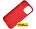 Панель-накладка Hardiz Liquid Silicone Case Red для iPhone 13 mini. Изображение 7.