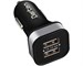 Зарядное устройство USB автомобильное Dorten Universal Car Charger 2-Port USB 1/2.4 А 12W Black. Изображение 2.