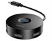 Разветвитель USB Baseus Round Box HUB Adapter Type-C CAHUB-G01 Black. Изображение 1.