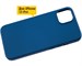 Панель-накладка SmarTerra Silicon Case Blue для iPhone 13 Pro. Изображение 6.