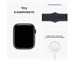 Apple Watch Series 8 Aluminum Case Midnight 45mm with Midnight S/M Sport Band. Изображение 6.