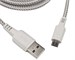 Кабель USB EnergEA Nylotough Micro-USB Quick Charging Cable 1,5 м White. Изображение 2.