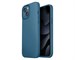 Панель-накладка Uniq Lino with MagSafe Blue для iPhone 13. Изображение 1.