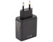 Зарядное устройство сетевое Unbroke UN-1 QC3.0+USB-C / PD Black. Изображение 2.