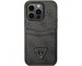 Панель-накладка Guess PU 4G Double Cardslot Metal Logo Hard Black для iPhone 14 Pro Max. Изображение 5.