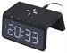 Зарядное устройство беспроводное ONEXT с часами-будильником и подсветкой Black. Изображение 1.