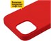 Панель-накладка Hardiz Liquid Silicone Case with MagSafe Red для iPhone 13 mini. Изображение 6.
