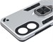 Панель-накладка DF oArmor Silver для Oppo A78. Изображение 3.