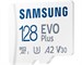 Карта памяти Samsung MicroSD EVO Plus 128Gb + адаптер. Изображение 3.