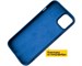 Панель-накладка SmarTerra Silicon Case Blue для iPhone 13 Pro. Изображение 8.