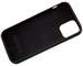 Панель-накладка Hardiz Liquid Silicone Case Black для iPhone 12 mini. Изображение 2.
