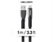 Кабель USB Dorten Micro USB to USB Cable Flat Series 1 м Black. Изображение 7.