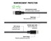 Кабель USB Dorten USB-C to USB-C PD Charging Cable Metallic Series 2m Black. Изображение 3.