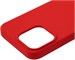 Панель-накладка Hardiz Liquid Silicone Case with MagSafe Red для iPhone 13 Pro. Изображение 4.