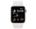 Apple Watch SE Aluminum Case Silver 40mm with White S/M Sport Band. Изображение 2.