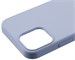 Панель-накладка Hardiz Liquid Silicone Case Blue для iPhone 12 mini. Изображение 3.