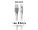 Кабель USB Dorten Micro USB to USB Cable Flat Series 1m White. Изображение 6.